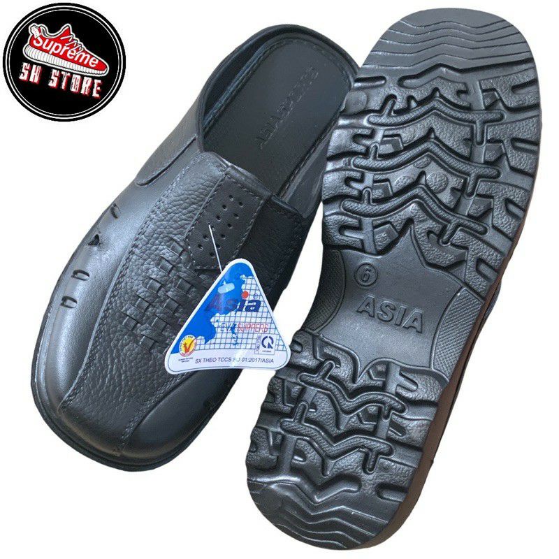 Dép đúc liền, sục nhựa nam, hãng asi a, đế nhẹ