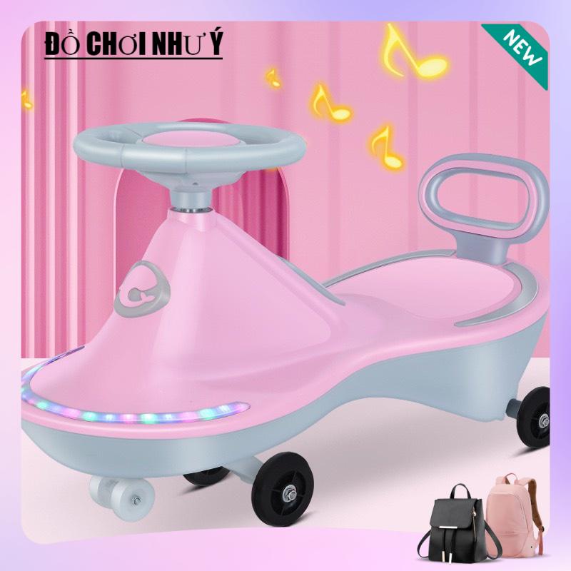 Xe lắc cho bé có nhạc Dolphin🌸SIÊU PHẨM🌸 chở được 1 người lớn và 1 bé trọng lượng tối đa 120kg