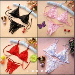 SET ĐỒ LÓT 2 MẢNH SEXY LỌT KHE QUYẾN RŨ