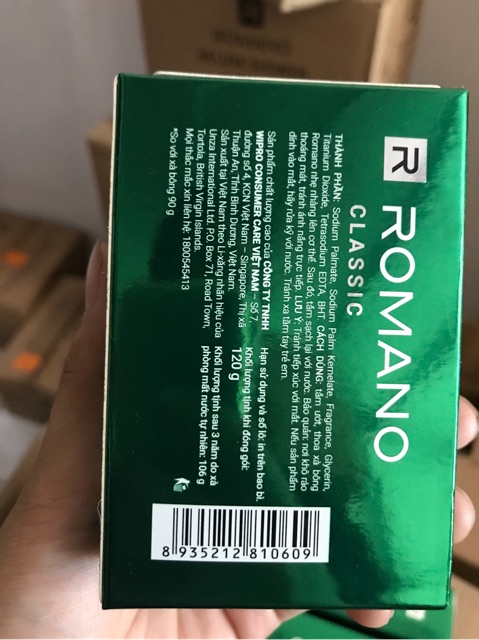 ROMANO- Cục xà bông Romano Classic 90g