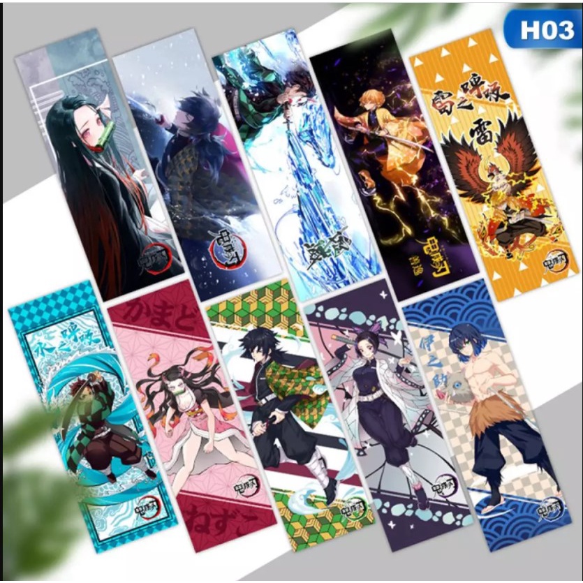 (8 Cái/Set) In Bookmark Đánh Dấu Sách Theo Yêu Cầu Book Mark By AnimeX