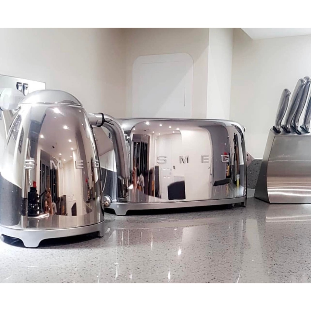 Ấm Siêu Tốc Màu Vàng/Bạc SMEG