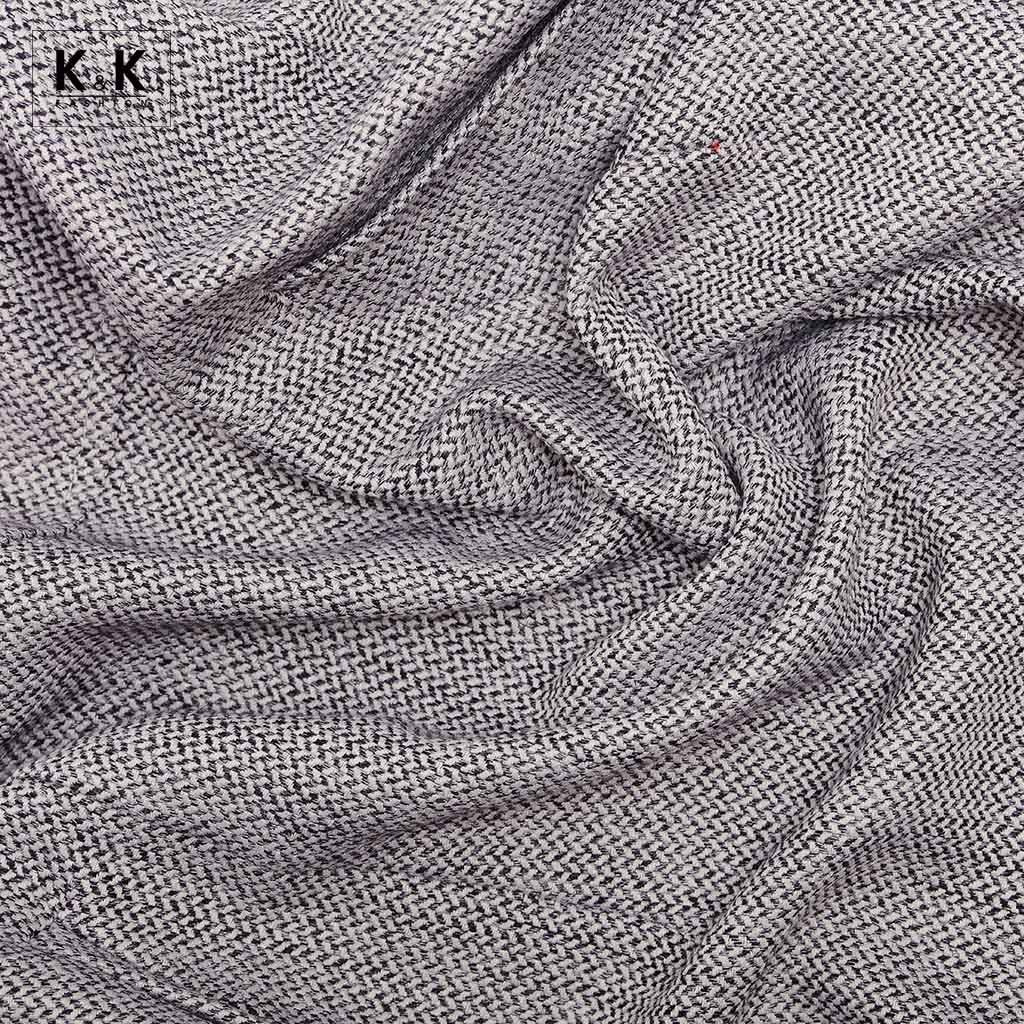 Váy Đầm Ôm Công Sở Dáng Đuôi Cá K&K Fashion KK106-11 Đầm Đơn Sắc Tay Lỡ Màu Xám, BigSize Cho Người Béo