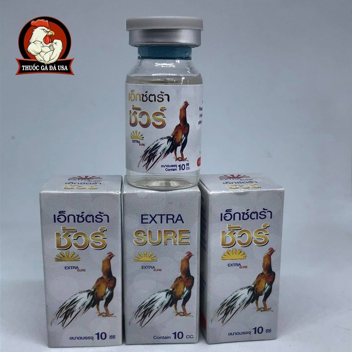 EXTRA SURE KHÒ KHÈ, SO MUI CHO GÀ ĐÁ - CHAI ZIN 10ML