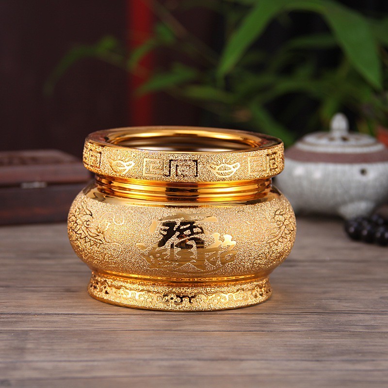 [ĐỒ THỜ CÚNG] LƯ HƯƠNG NHŨ KIM SA VÀNG