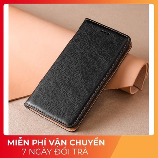 Bao da realme c20 , c17 , c15 , c12 , c11 , c3 , c2 , c1 dạng ví gập , viền may tính tế tích hợp ngăn đựng thẻ