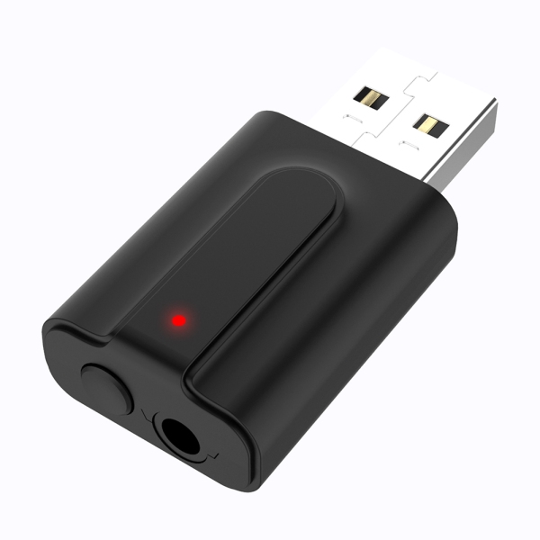 2 in 1 Bluetooth 5.0 Transmitter Receiver 3.5mm AUX HIFI Stereo Audio USB