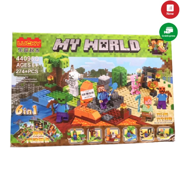 [Thông minh - sáng tạo] Hộp đồ chơi Lego xêp hình My World y hình cho bé52