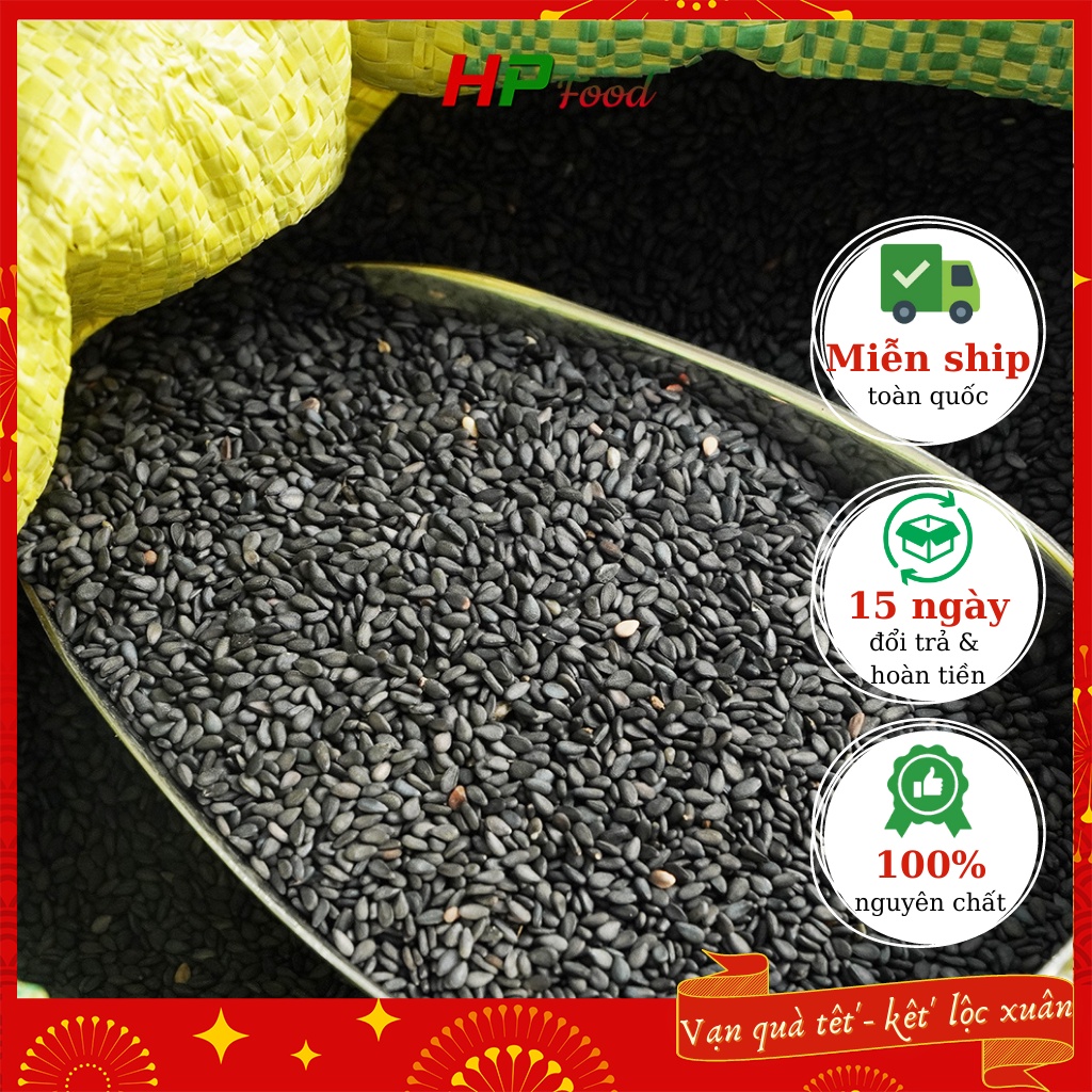 Mè Đen - Vừng Đen nguyên chất 100% từ tự nhiên HP FOOD