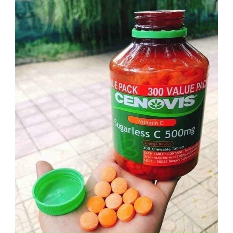 viên ngậm Vitamin C Cenovis 300v