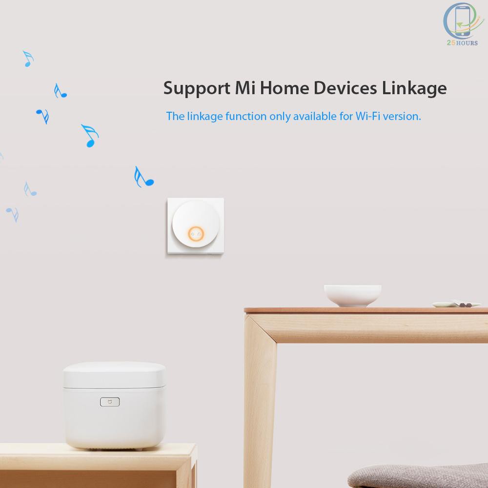 Chuông cửa không dây tự động Xiaomi Mijia Linptech thông minh tự tạo nhạc chuông không cần pin và dây điện