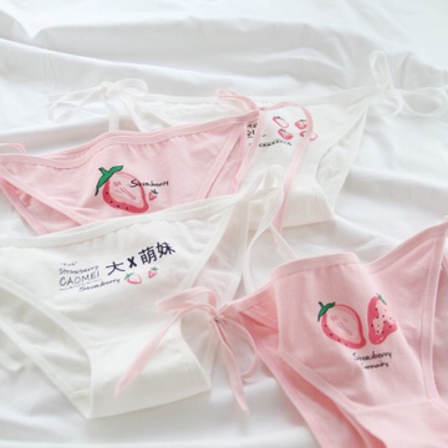 Quần Lót Cotton Buộc Dây Nữ Sinh Nhật Bản  Hàng Loại Đẹp.
