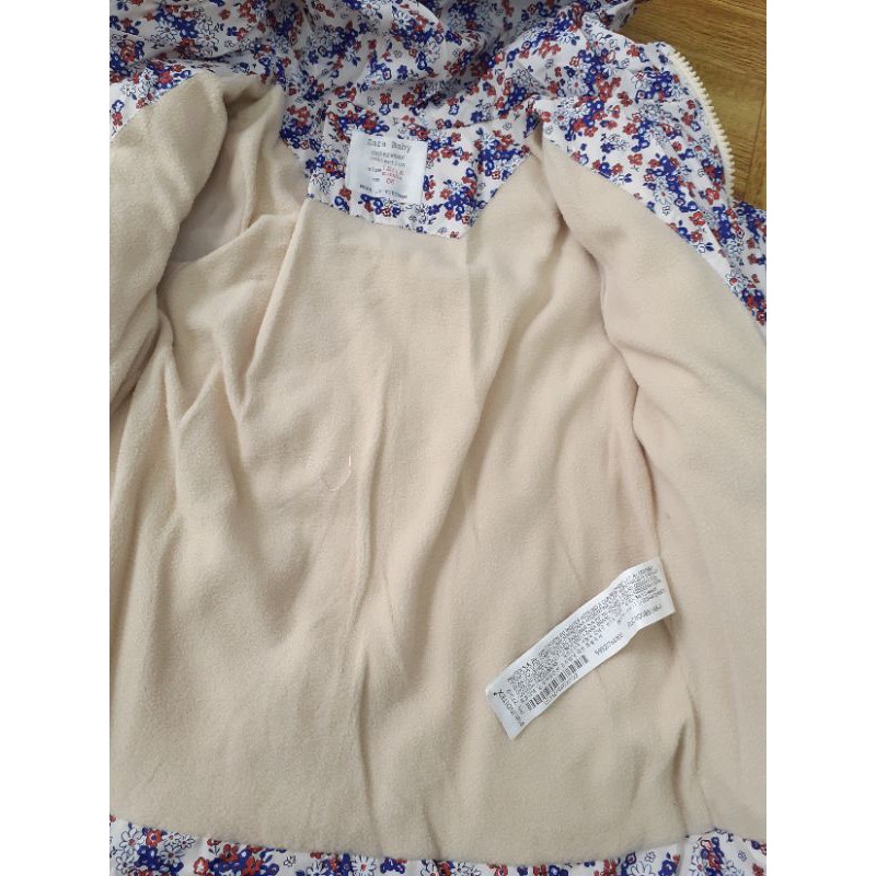 Áo phao in hình gấu/hoa nhí cho bé gái size 9-12tháng đến 3-4tuổi