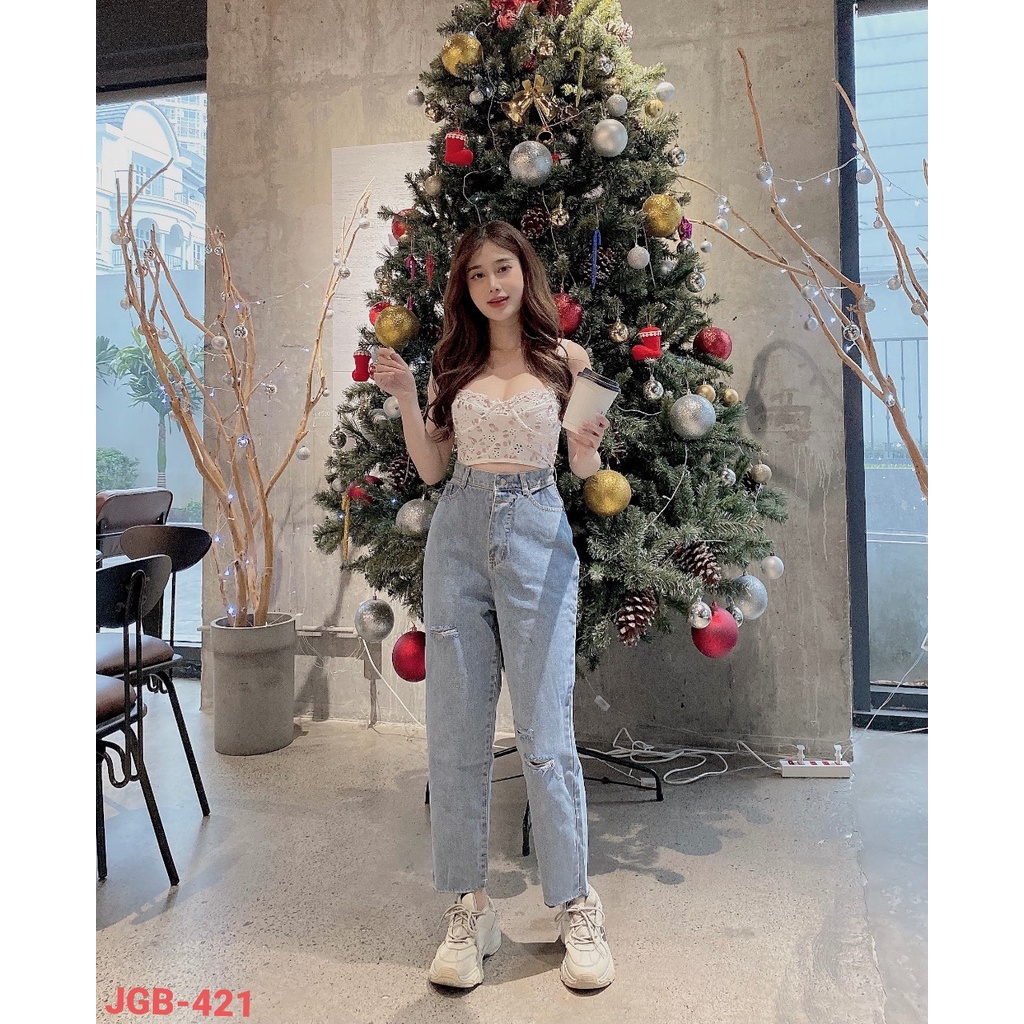 Quần Baggy rách Dành Cho Nữ MinaFashion 421