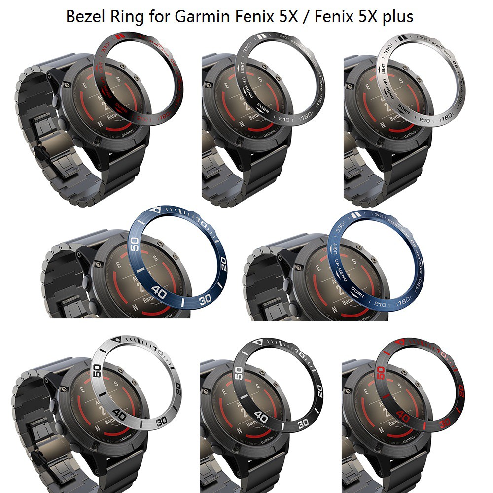 Khung Thép Không Gỉ Bảo Vệ Cho Đồng Hồ Garmin Fenix 5x/5x Plus