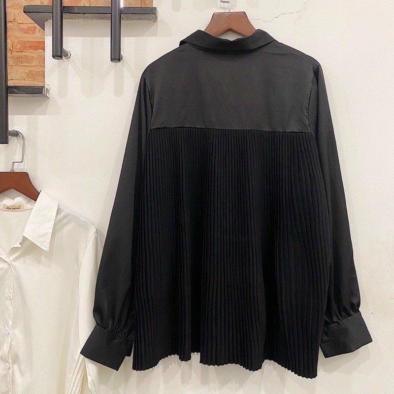 ÁO KIỂU TWINS SHIRT sơ mi tay dài thiết kế tinh tế điểm nhấn dập ly thân sau tỉ mỉ