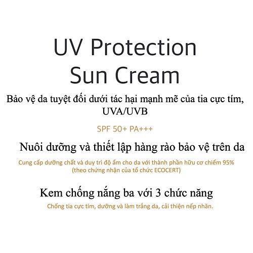 COMBO 2 Kem chống nắng NoTS UV Protection Sun Cream 70g(SPF50+/PA+++) Protect Against The Harmful UVA/UVB