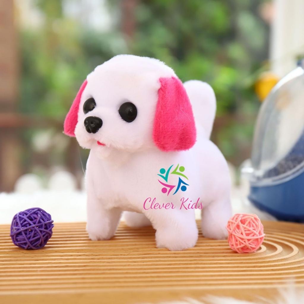 [Mã LIFE2402A giảm 10% đơn 150K] Chó bông biết đi biết sủa và vẫy đuôi cực cute món quà cho bé yêu