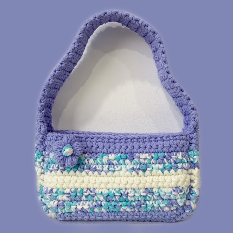 SHOULDER BAG HANDMADE - TÚI ĐEO VAI LEN MÓC