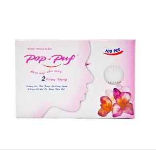 [HÀNG TẶNG KHÔNG BÁN] Bông tẩy trang Pop Puf 100 miếng
