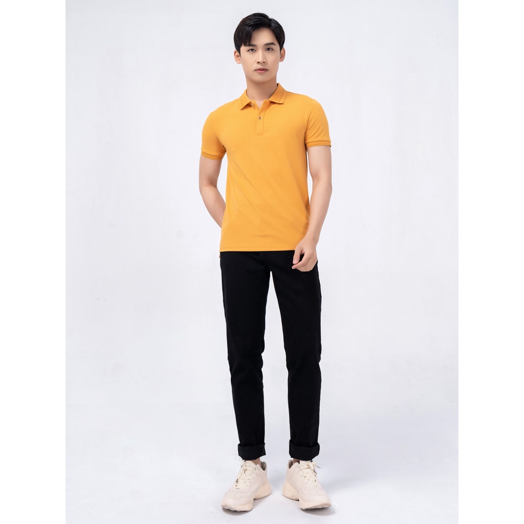 Áo Phông Polo Nam YODY Cafe Bo Kẻ Chất Thun Cotton Ngắn Tay Có Cổ, Phần Cổ Và Bo Tay Áo Tỉ Mỉ APM3791