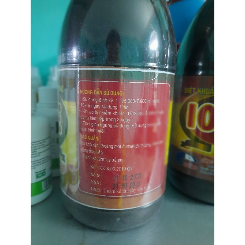 Iodine diệt khuẩn, làm sạch môi trường nước