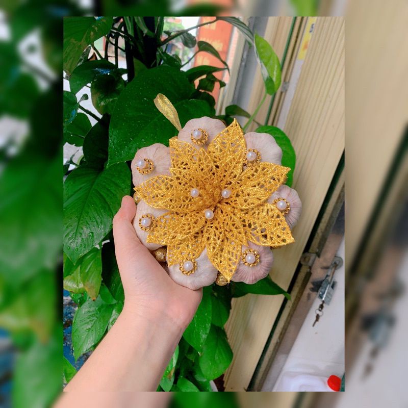 Vòng Tỏi Treo Cửa Trừ Tà