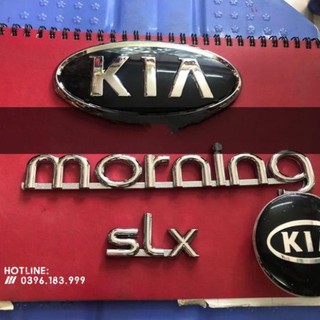 Logo kim loại theo xe Kia Morning ver 2020