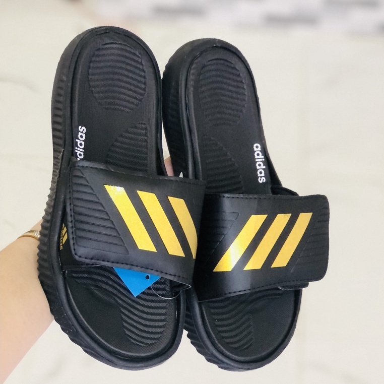 Dép Alphabounce adidas QC ❤️FREESHIP + FullBox❤️ quai ngang nam nữ 3 sọc chất xịn đủ màu