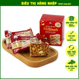Bánh hạt ngũ cốc Granola Bar Millinuts Eat Clean – Live Green 30g