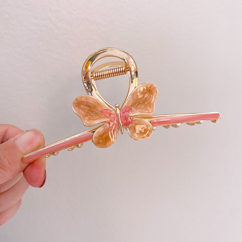 Kẹp Tóc Hình Bướm / Cá Mập Phong Cách Hàn Quốc Ngọt Ngào Cho Nữ