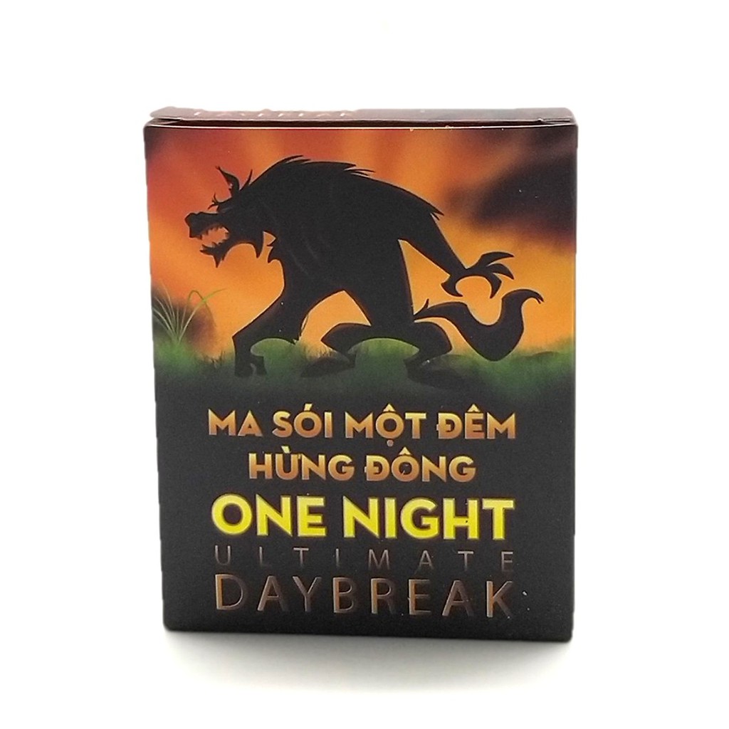 Ma Sói One Night Day Break Việt Hóa- Boardgame Cao Cấp