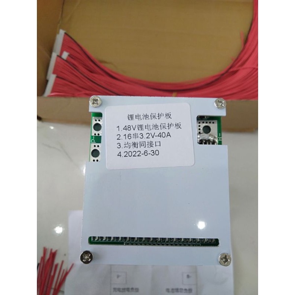 Bms 16s 48v 40a, 20s-24s 72v 60a.cell 3,2v sắt