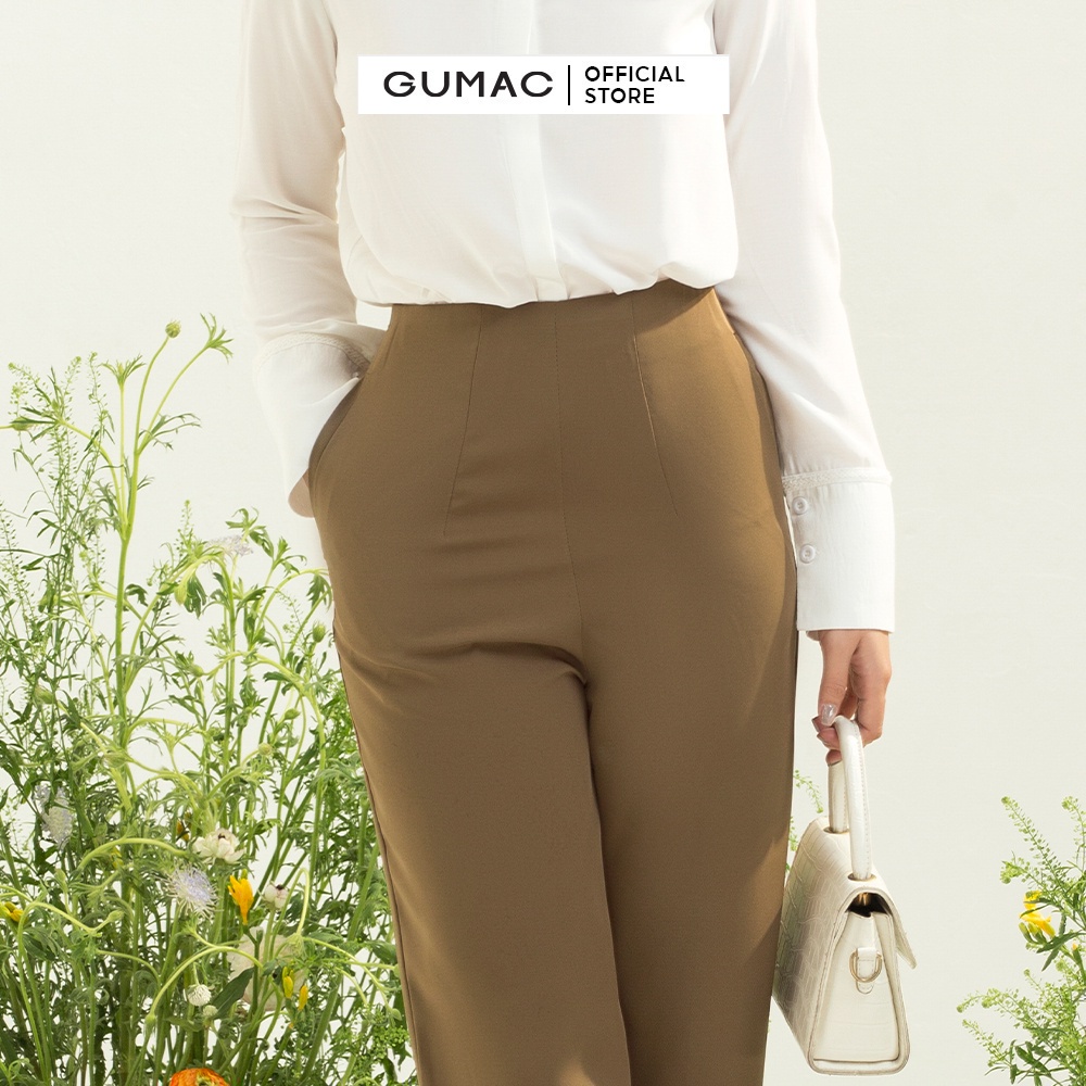 [Mã WABRGUM giảm 10% tối đa 30K đơn 99K] Quần ống rộng túi mổ thời trang GUMAC QC03036