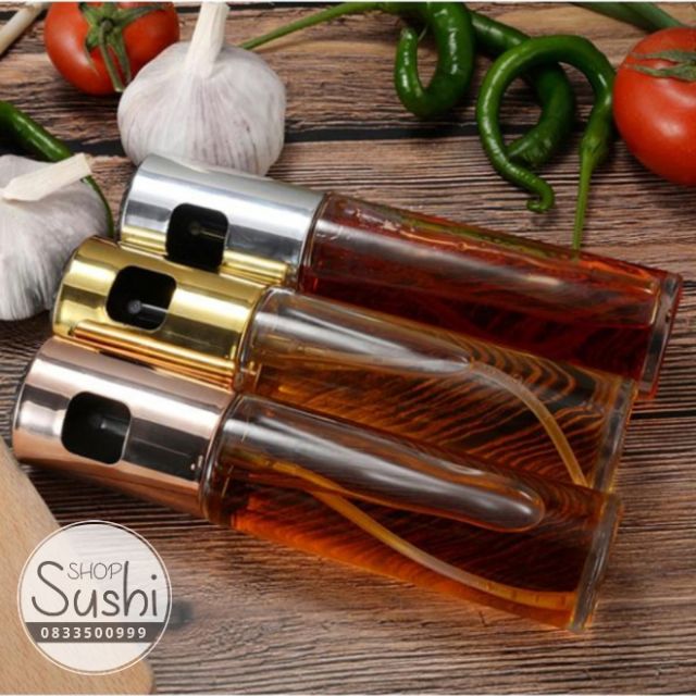 (FreeShip) Bình xịt dầu thủy tinh