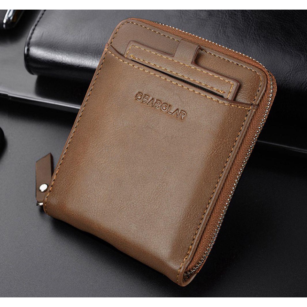 Ví Da Đựng Điện Thoại Chống Trộm RFID Kích Thước Lớn Cho Nam Giới