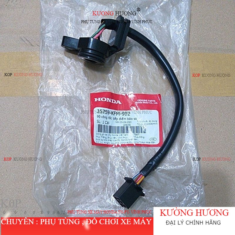 Bộ công tắt tiếp điểm báo số wave anpha/ wave nhỏ