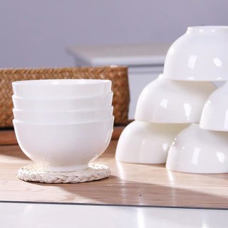 [ VIDEO SẢN PHẨM ] Set 10 chiếc bát ăn cơm sứ trắng LOHACO