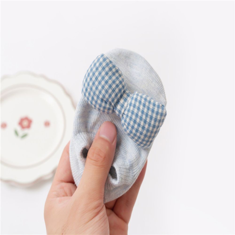 Tất họa tiết nơ sang chảnh cho bé gái chất liệu cotton mềm mại