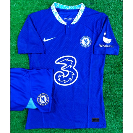 Bộ áo bóng đá Chelsea Xanh Super Bodyfix Thailand mùa giải 2022-2023 Giống thi đấu 100%