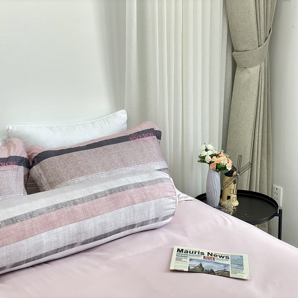Bộ ga giường Everon Lite Màu hồng phối ngẫu nhiên ELM101 (4 món)