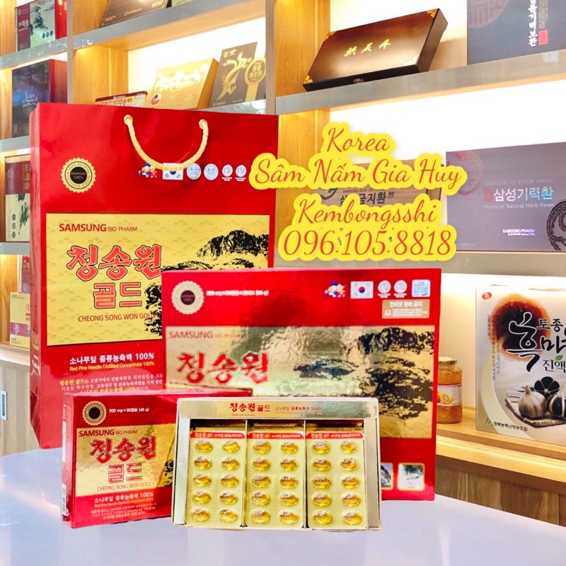 TINH DẦU THÔNG ĐỎ CHEONGSONGWON GOLD HÀN QUỐC
