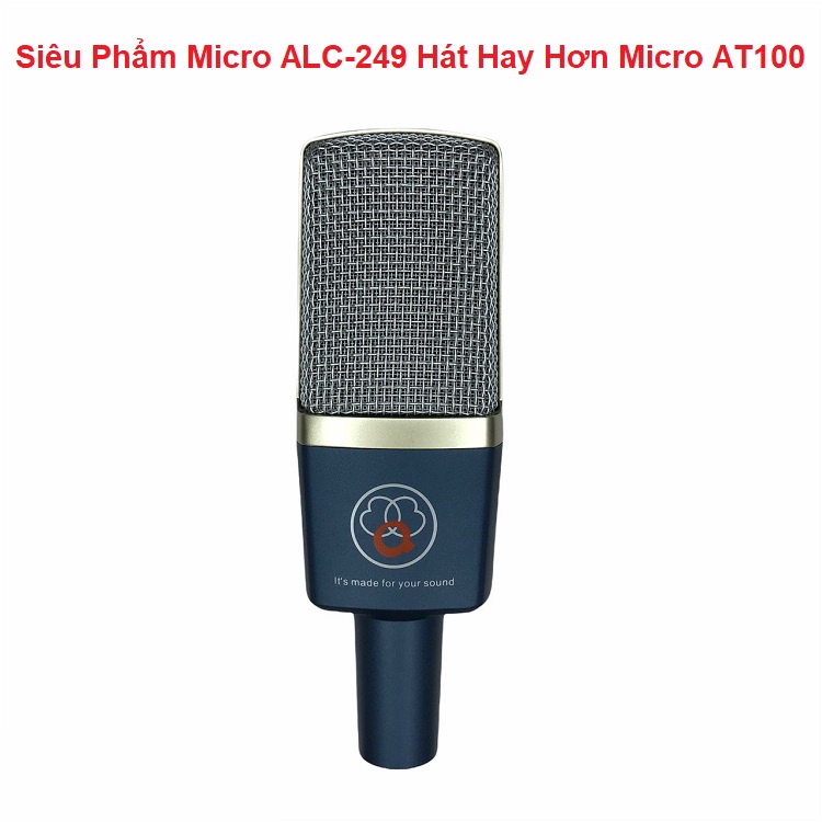 Combo Micro ALC-249, Sound Card K10 Bản Kỷ Niệm 10 Năm, Tặng Tai Nghe AKG-S10 - Chuyên Hát Livestream