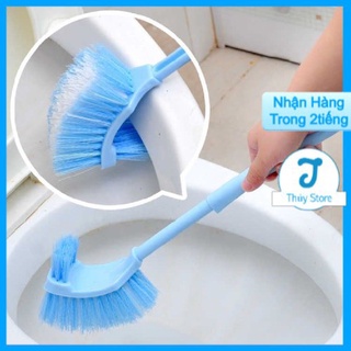 chà sạch mọi vết bẩn nhà vệ sinh cán dài dễ dàng sử dụng màu hồng xanh