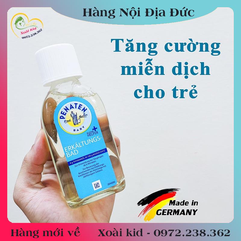[auth] Tinh dầu tắm chống cảm Penaten 125ml - Đức [Hàng nội địa Đức, Đủ Bill] [Hot]