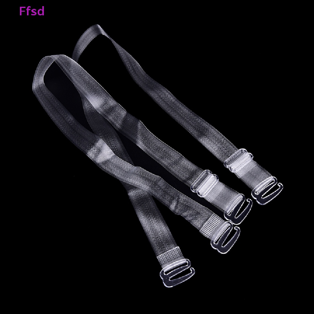 {Ffsd} Set 3 Cặp Dây Áo Ngực Trong Suốt Pha Lê Vô Hình Thiết Thực * Bán Chạy