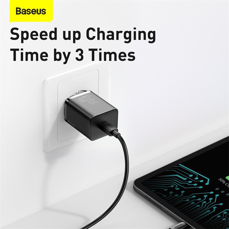 Củ Sạc Nhanh 30W Baseus Super Si Mini QC 3.0 PD 3.0 Fast Charging 30W For iP 11/12 Prm 11 Mini