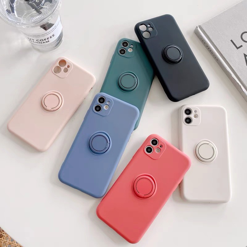Ốp lưng iphone đẹp, ốp chống bẩn full viền có lót nhung kèm iring