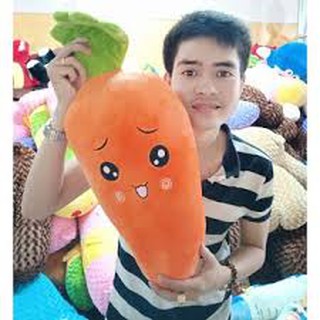 GẤU BÔNG CÀ RỐT 60CM LUÔN LÁ