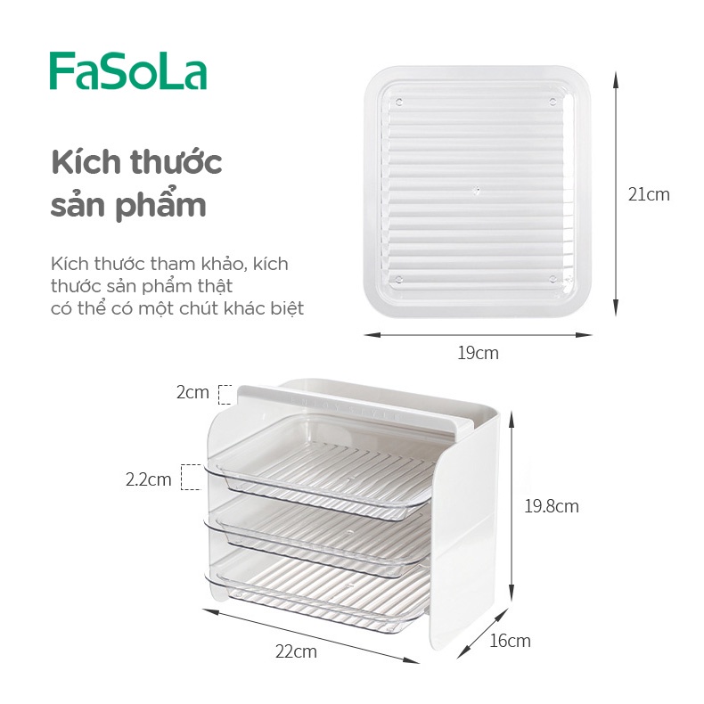 Kệ, khay để đồ, gia vị, thực phẩm nấu nướng tiện lợi FASOLA FSLSH-238